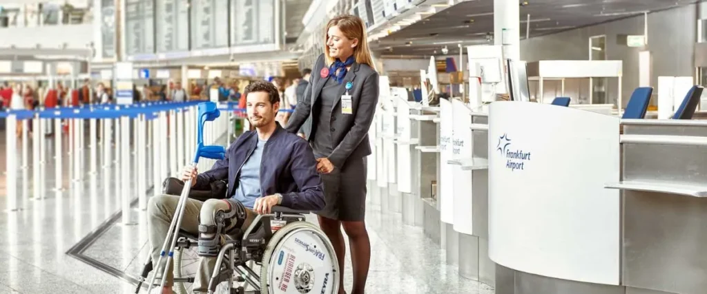 How do I add Wheelchair Assistance to Lufthansa